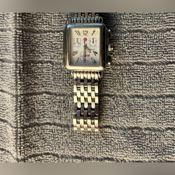 Michele Urban Chronograph Stainless Steel Women's Watch - Picture 2 of 6